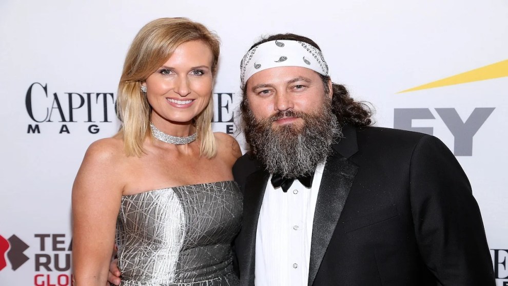 Korie Robertson and Willie Robertson of the reality series "Duck Dynasty" attend the Capitol File 58th Presidential Inauguration Reception at Fiola Mare on January 19, 2017 in Washington, DC. (Photo by Paul Morigi/Getty Images for Capitol File Magazine)